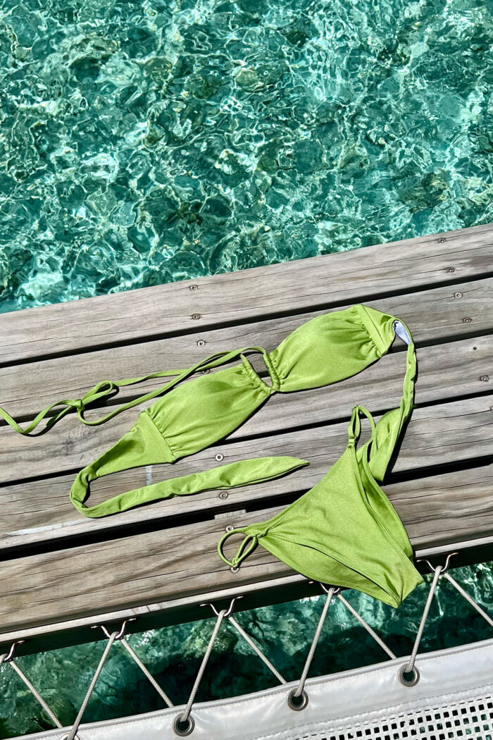 coco green bikini set leale